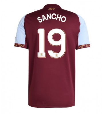 Aston Villa Jadon Sancho #19 Hjemmebanetrøje 2025-26 Kortærmet